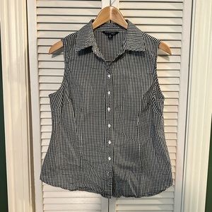 Chadwick Gingham Button up Blousr